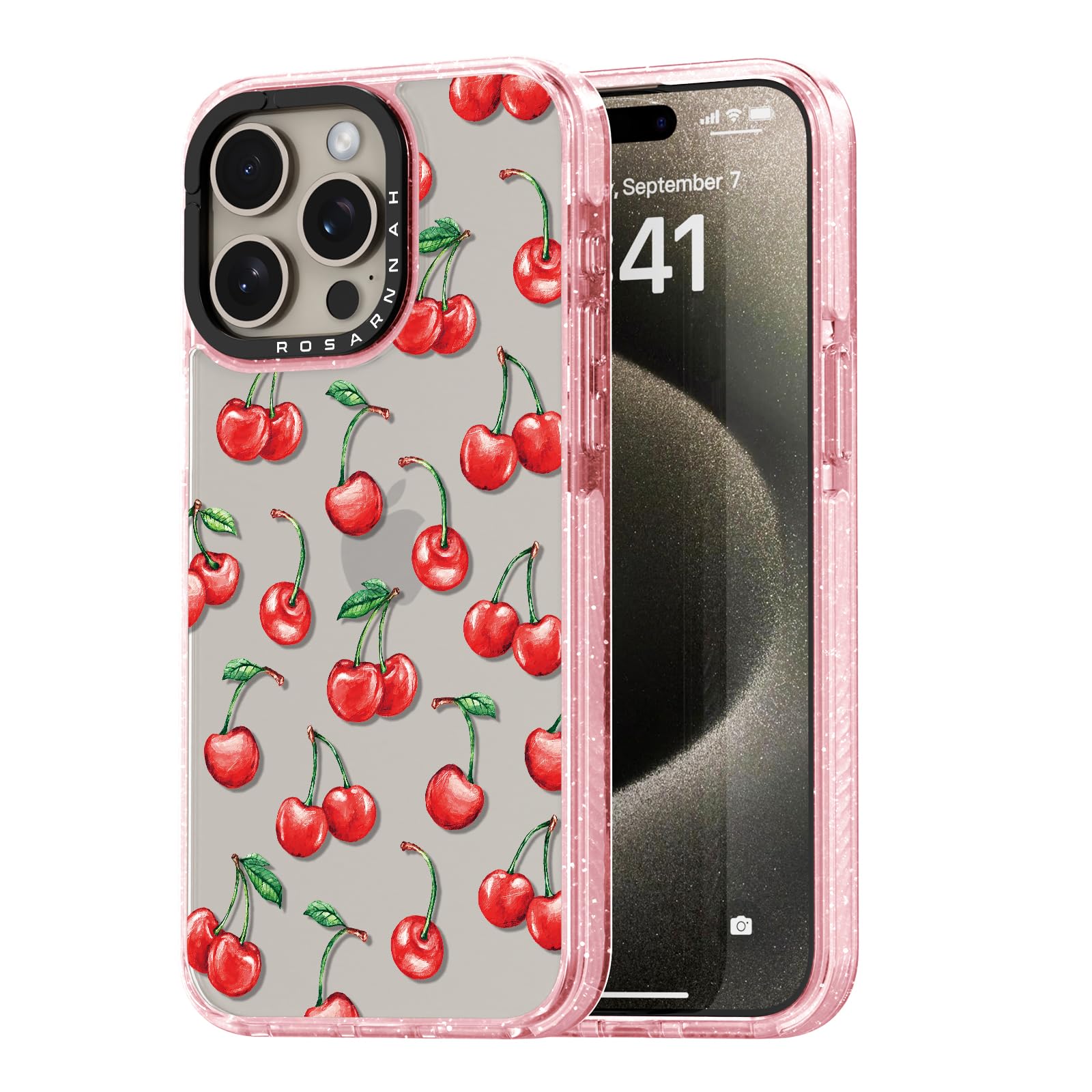 Capa De Telefone Rosarnnah Compatível Com Iphone 15 Pro 6.1 - Rosa