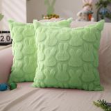Capas De Almofada Dfxsz Easter 50x50cm, Conjunto De 2 Peles De Coelho Verdes
