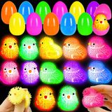 Bolas Led Puffer Balls Recheadas Com Ovos De Páscoa, Pacote Com 12 Govetom