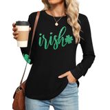 Camisa Feminina Ithalt St Patricks Day Lucky Irish Green S-xxl