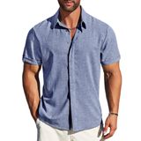 Camisa Social Casual Mapick Masculina De Manga Curta Com Botões
