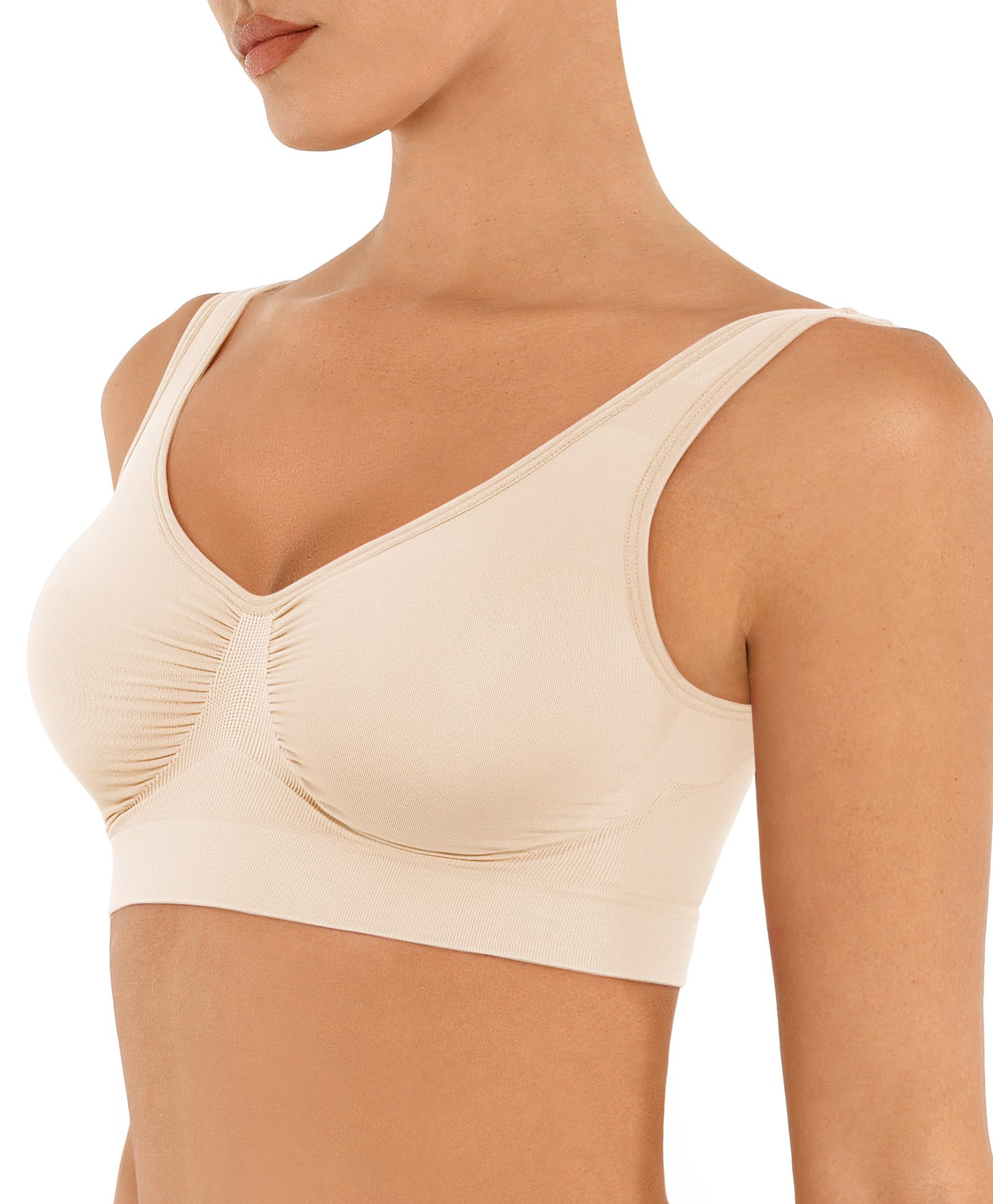 Bra Feelingirl No Underwire Seamless Wireless, Cobertura Total