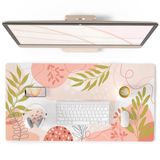 Tapete De Mesa Qiyi Large Cute Pu Em Couro Pu Impermeável Rosa 80x40cm