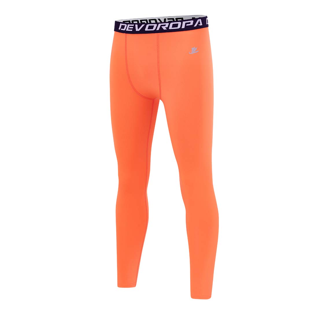 Leggings De Compressão Devoropa Boys Quick Dry Orange S