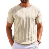 Camiseta Masculina Coofandy, Camiseta De Manga Curta, Bege