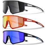 Óculos De Sol Cmbjju Kids Baseball Cycling Uv400 6-14 Anos, Pacote Com 3