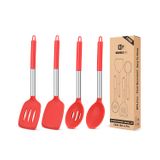 Conjunto De Utensílios De Cozinha Bundlepro Silicone Non Stick 4 Peças