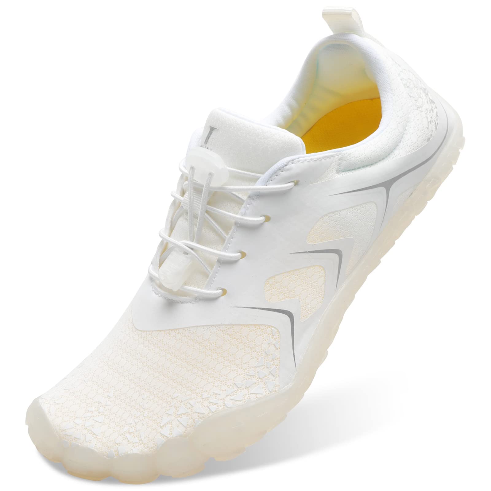 Water Shoes L-run Sapatos De Natação Para Mulheres Brancos Eu35