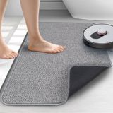 Tapetes De Banheiro Homteb Tapete De Banho Super Absorvente 50x60cm Cinza