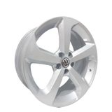 Kit 4 Rodas Aro17x7 Brooklyn 5x100 Prata Zk-956