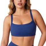 Sutiã Esportivo Unissu Hugcurve Ajustável Acolchoado Yoga Nightfall Blue