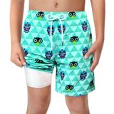 Calções De Banho Lucowee Boys Soft Boxer Liner Upf 50+, Tamanho 18-20