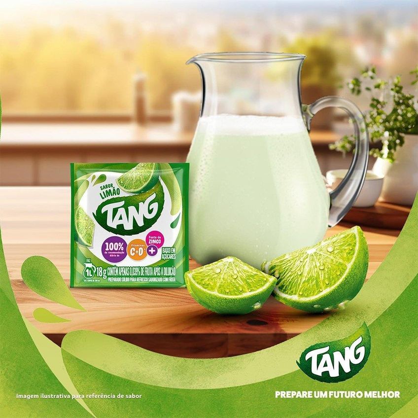 Refresco Em Pó Tang Limão 18g - Caixa Com 18 Unidades - imagem 3