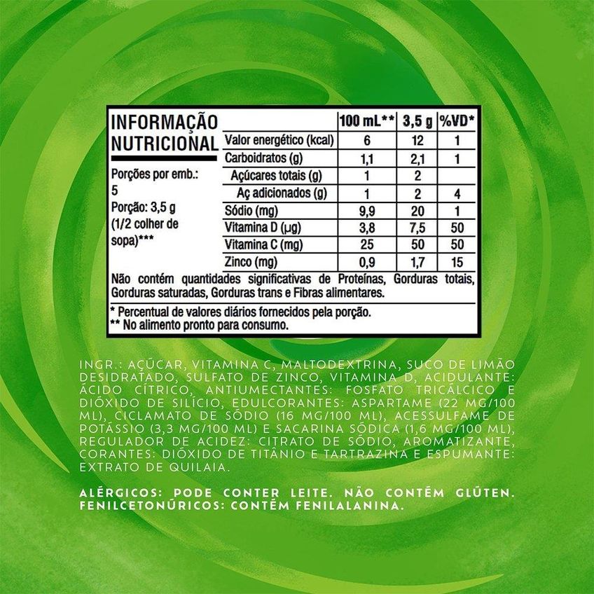 Refresco Em Pó Tang Limão 18g - Caixa Com 18 Unidades - imagem 4