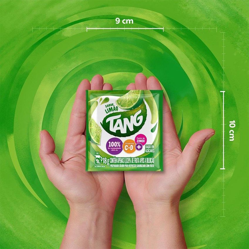 Refresco Em Pó Tang Limão 18g - Caixa Com 18 Unidades - imagem 5