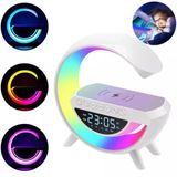 Luminária G Speaker Carregador Indução Som Superior