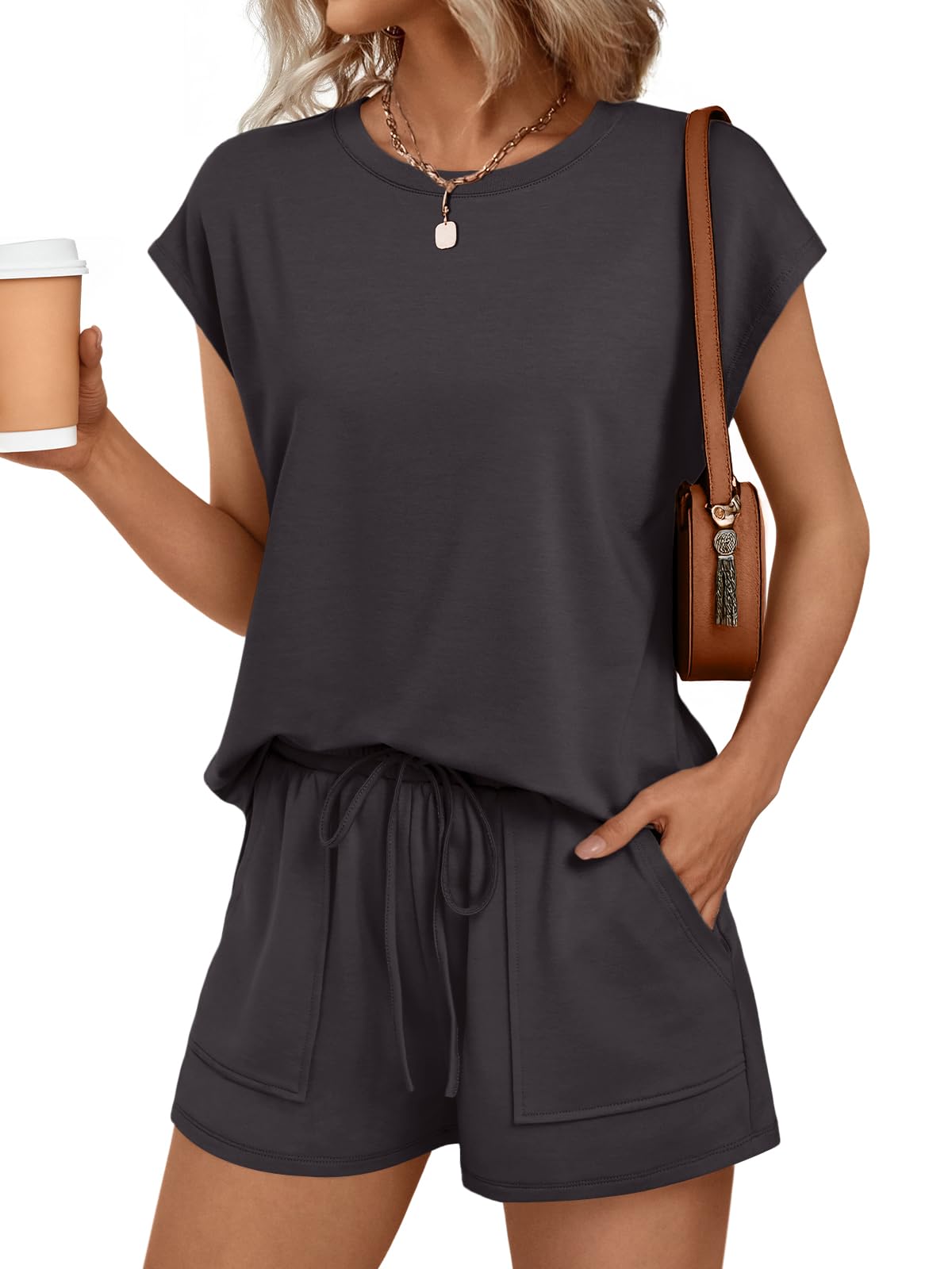 Conjunto De Lounge De Duas Peças Automet Feminino 2025 Brown