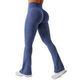 Leggings Femininas Yeoreo Mini Flare Lilliean Azul Cinza S
