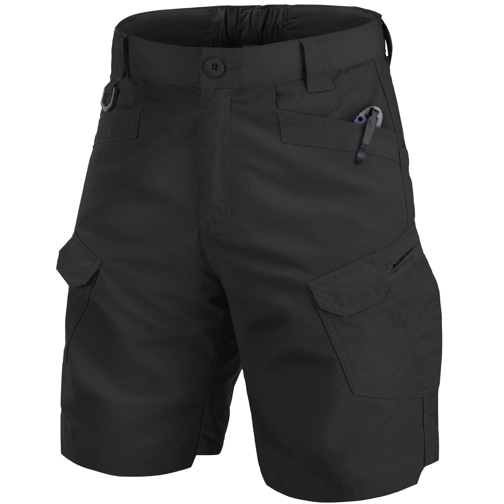 Shorts Cargo Jessie Kidden Tactical Para Homens Pretos Tamanho 32