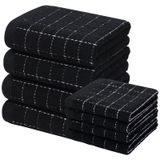 Conjunto De Toalhas De Cozinha E Panos De Prato Homaxy Extra Large 8 Unidades
