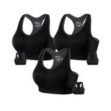 Sutiã Esportivo Fittin Racerback Acolchoado Sem Costura De Alto Impacto Para Mulheres
