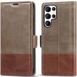 Capa De Telefone Kezihome Em Couro Genuíno Samsung Galaxy S25 Ultra