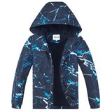 Casaco De Chuva Ummtom Boys Leve Impermeável 6-7y Azul Marinho