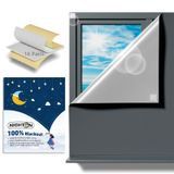 Cortinas Blackout Portáteis Nighton 180x145cm 100% Blackout