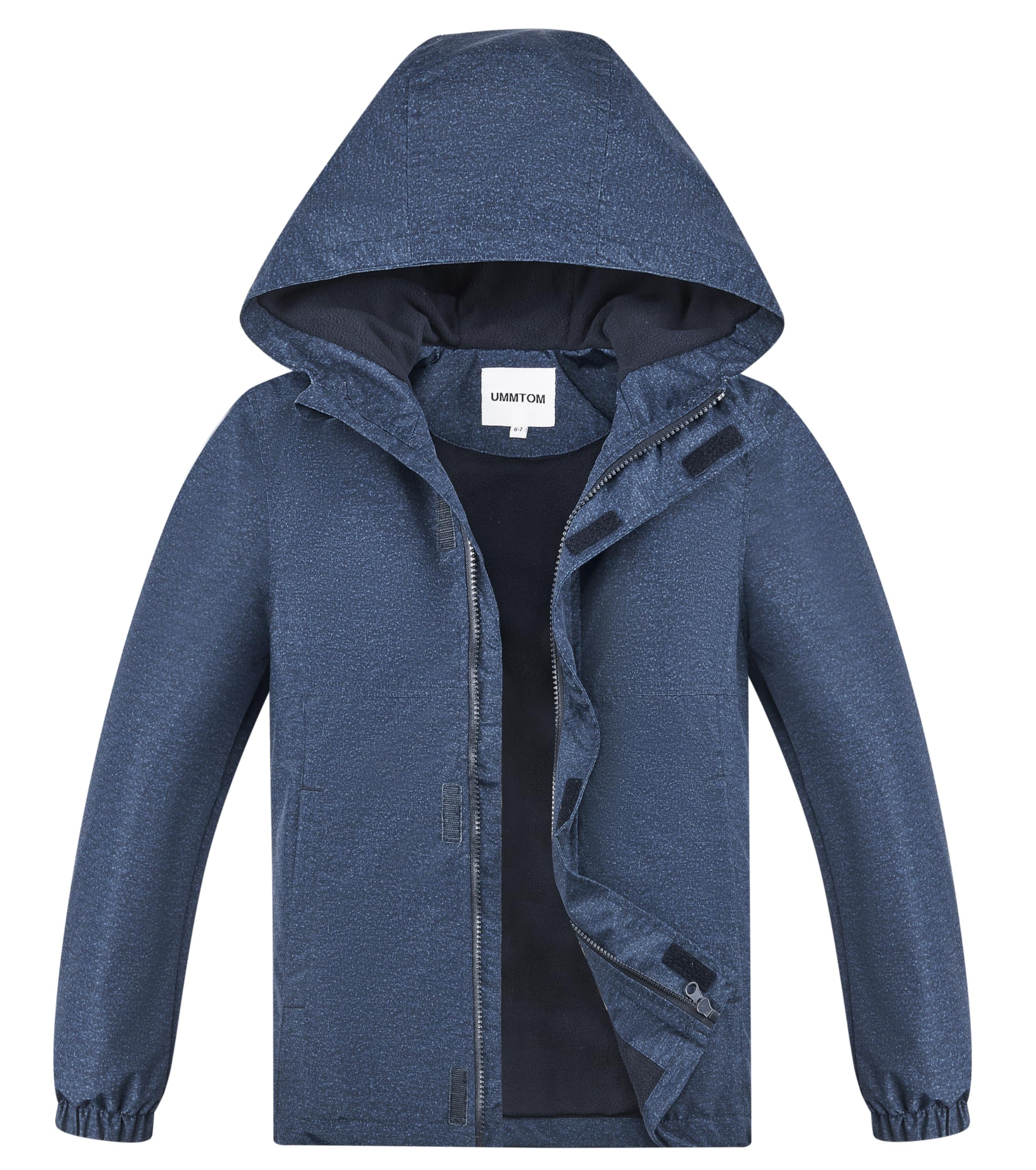 Casaco De Chuva Ummtom Boys Leve Impermeável 5-6y Azul