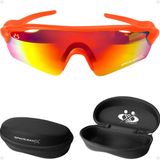 Óculos Esportivo Uv400 Corrida Proteção + Case Presente