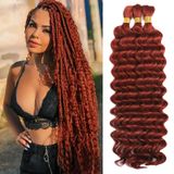 Cabelo Trançado Humano Motfin Boho Braids 3 Pacotes 110g 56cm
