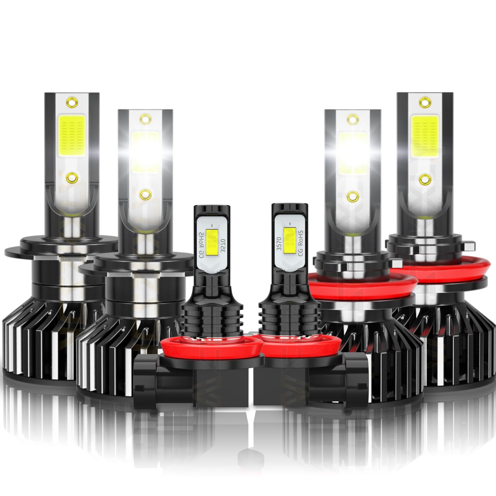 Faróis De Neblina Vcszkxly Compatíveis Com Ford Fusion 2006-2016