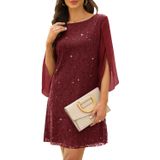 Vestido Cooan, Coquetel Para Convidados De Casamento E Lantejoulas De Renda Formal