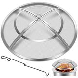 Tela De Ignição Fire Pit Hydream Em Aço Inoxidável 76cm