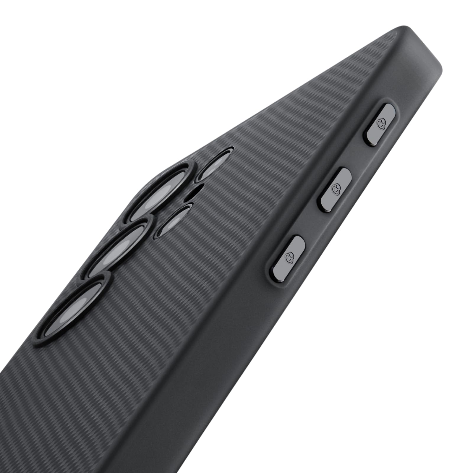 Capa Pitaka Para Samsung Galaxy S25 Ultra 6.9" Preta/cinza