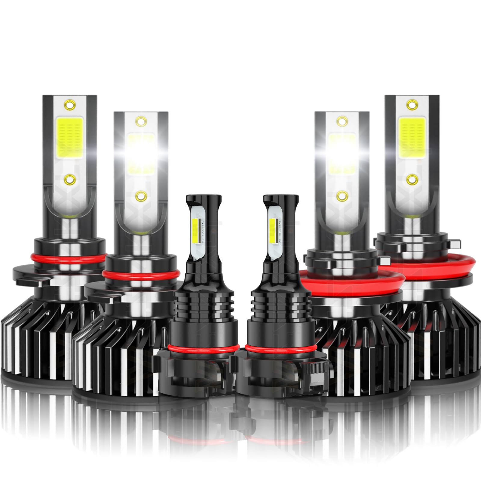 Lâmpadas Vcszkxly 9005 High Beam H11 Low Beam 5202 Fog