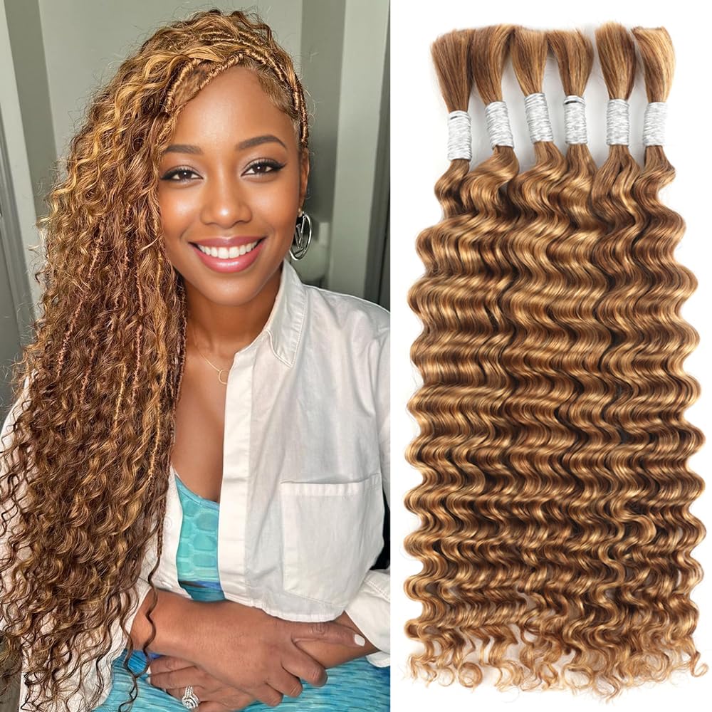 Braiding Hair Renyarch Deep Wave Human Hair 16 Em 6 Pacotes