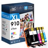 Cartuchos De Tinta Yatunink 910xl Compatíveis Com Hp Officejet Pro