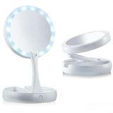 Espelho Iluminado Led Dupla Face Portátil Perfeito Para Você