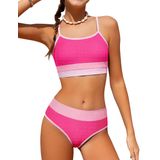 Roupa De Banho Tallwh, Biquíni Colorido Para Meninas, Tamanho 18 A 14 Anos