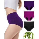 Roupa Íntima De Época Eco Period Heavy Flow De Cintura Alta Feminina