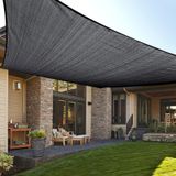 Sun Shade Sail Love Story 2,4 M X 3,7 M Retângulo Cinza Grafite
