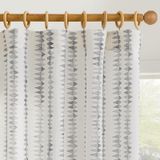 Cortinas Jinchan Linen Nursery 24 Cm Boho 2 Painéis 96 Polegadas Cinza