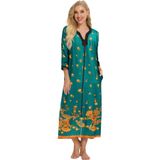 Roupa De Dormir Bloggerlove Zip Up Robe Plus Size Camisola Feminina
