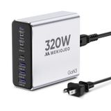 Carregador Usb C Mekiojeo 65w 7 Portas Para Macbook Pro/air/ipad Pro
