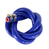 Mangueira De Aquecedor De Silicone Reforçada Bekelan 6,5 Mm X 3 M Azul