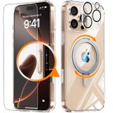 Capa De Celular Jueshituo 3 Em 1 Para Iphone 16 Pro 6,3" Transparente