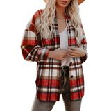 Blusa De Flanela Beaully Feminina Vermelha Gg 100% Poliéster