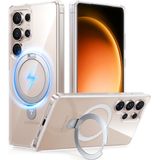 Capa De Telefone Torras Clear Magnetic Stand Samsung Galaxy S25 Ultra