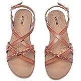 Sandálias Veittes Flat Slide Para Mulheres, Moda Casual, Com Tiras Cruzadas